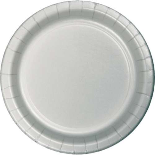 Silver Lunch Plates - Click Image to Close